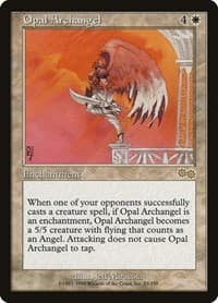 Opal Archangel - Urza's Saga - Magic: The Gathering card