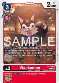 Wankomon - Digital World Shambala - Digimon Card Game card