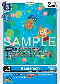 Kamemon - Digital World Shambala - Digimon Card Game card
