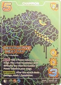 Destructive Heat Ray (Champion) - UniVersus Promos - UniVersus card