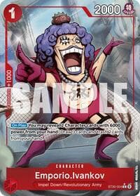 Emporio.Ivankov (Full Art) - ST-30: Starter Deck 30 EX Luffy & Ace - One Piece Card Game card