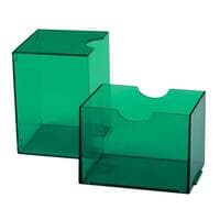 Dragon Shield Strongbox Deck Box - Clear Green (Holds 100+) - Dragon Shield Deck Boxes - Deck Boxes card