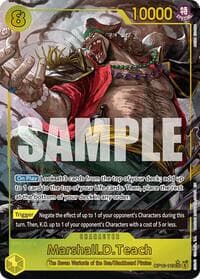 Marshall.D.Teach (119) (Alternate Art) - The Time of Battle - One Piece Card Game card