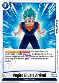 Vegito Blue's Arrival - Cross Force - Dragon Ball Super: Fusion World card