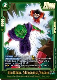 Son Gohan : Adolescence/Piccolo (Alternate Art) - Cross Force - Dragon Ball Super: Fusion World card