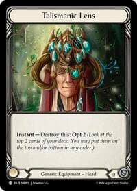 Talismanic Lens - Silver Age Chapter 3 - Flesh and Blood TCG card