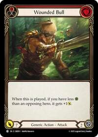 Wounded Bull (Red) - Silver Age Chapter 3 - Flesh and Blood TCG card