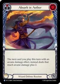 Absorb in Aether (Red) - Silver Age Chapter 3 - Flesh and Blood TCG card