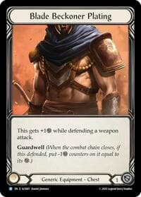 Blade Beckoner Plating - Silver Age Chapter 3 - Flesh and Blood TCG card