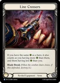 Line Crossers - Silver Age Chapter 3 - Flesh and Blood TCG card