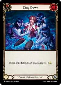 Drag Down (Red) - Silver Age Chapter 3 - Flesh and Blood TCG card