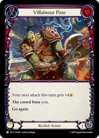 Villainous Pose (Red) - Silver Age Chapter 3 - Flesh and Blood TCG card