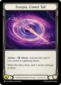 Scorpio, Comet Tail - Silver Age Chapter 3 - Flesh and Blood TCG card