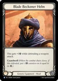 Blade Beckoner Helm (SBA004) - Silver Age Chapter 3 - Flesh and Blood TCG card
