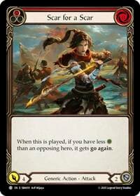 Scar for a Scar (Red) - Silver Age Chapter 3 - Flesh and Blood TCG card