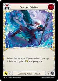 Second Strike (Red) - Silver Age Chapter 3 - Flesh and Blood TCG card