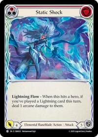 Static Shock (Red) - Silver Age Chapter 3 - Flesh and Blood TCG card