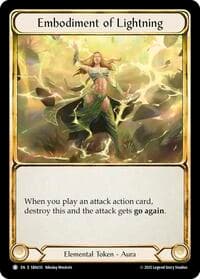 Embodiment of Lightning - Silver Age Chapter 3 - Flesh and Blood TCG card