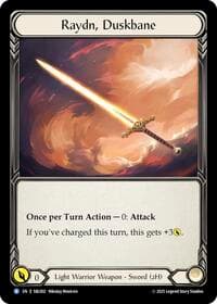 Raydn, Duskbane - Silver Age Chapter 3 - Flesh and Blood TCG card