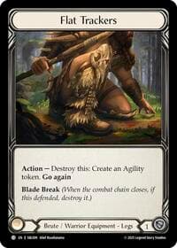 Flat Trackers - Silver Age Chapter 3 - Flesh and Blood TCG card