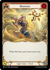 Illuminate (Red) - Silver Age Chapter 3 - Flesh and Blood TCG card