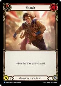 Snatch (Red)(SBL017) - Silver Age Chapter 3 - Flesh and Blood TCG card