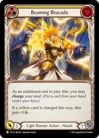 Beaming Bravado (Yellow) - Silver Age Chapter 3 - Flesh and Blood TCG card