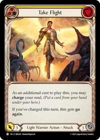 Take Flight (Yellow) - Silver Age Chapter 3 - Flesh and Blood TCG card