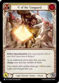 V of the Vanguard (Yellow) - Silver Age Chapter 3 - Flesh and Blood TCG card