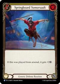 Springboard Somersault (Yellow) - Silver Age Chapter 3 - Flesh and Blood TCG card