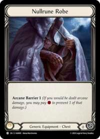Nullrune Robe (SGB005) - Silver Age Chapter 3 - Flesh and Blood TCG card