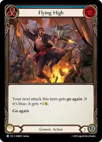 Flying High (Blue) - Silver Age Chapter 3 - Flesh and Blood TCG card