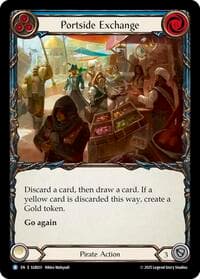 Portside Exchange (Blue) - Silver Age Chapter 3 - Flesh and Blood TCG card