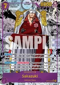 Sakazuki (Manga) - The Time of Battle - One Piece Card Game card