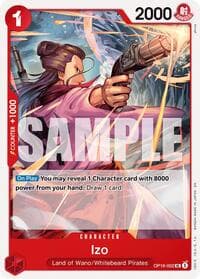 Izo - The Time of Battle - One Piece Card Game card