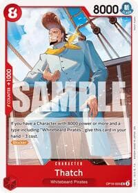Thatch - The Time of Battle - One Piece Card Game card