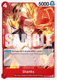 Shanks - The Time of Battle - One Piece Card Game card