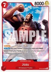 Jozu - The Time of Battle - One Piece Card Game card