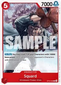 Squard - The Time of Battle - One Piece Card Game card