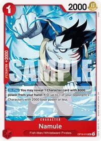Namule - The Time of Battle - One Piece Card Game card