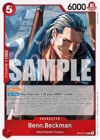 Benn.Beckman - The Time of Battle - One Piece Card Game card