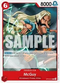 McGuy - The Time of Battle - One Piece Card Game card