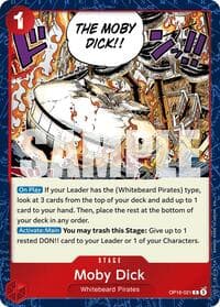 Moby Dick - The Time of Battle - One Piece Card Game card
