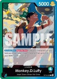 Monkey.D.Luffy (022) - The Time of Battle - One Piece Card Game card