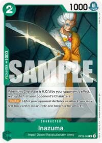 Inazuma - The Time of Battle - One Piece Card Game card