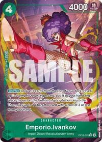 Emporio.Ivankov (026) (Alternate Art) - The Time of Battle - One Piece Card Game card