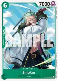 Smoker - The Time of Battle - One Piece Card Game card
