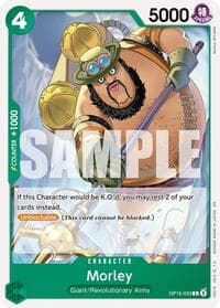 Morley - The Time of Battle - One Piece Card Game card