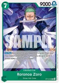 Roronoa Zoro (035) - The Time of Battle - One Piece Card Game card