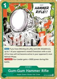 Gum-Gum Hammer Rifle - The Time of Battle - One Piece Card Game card